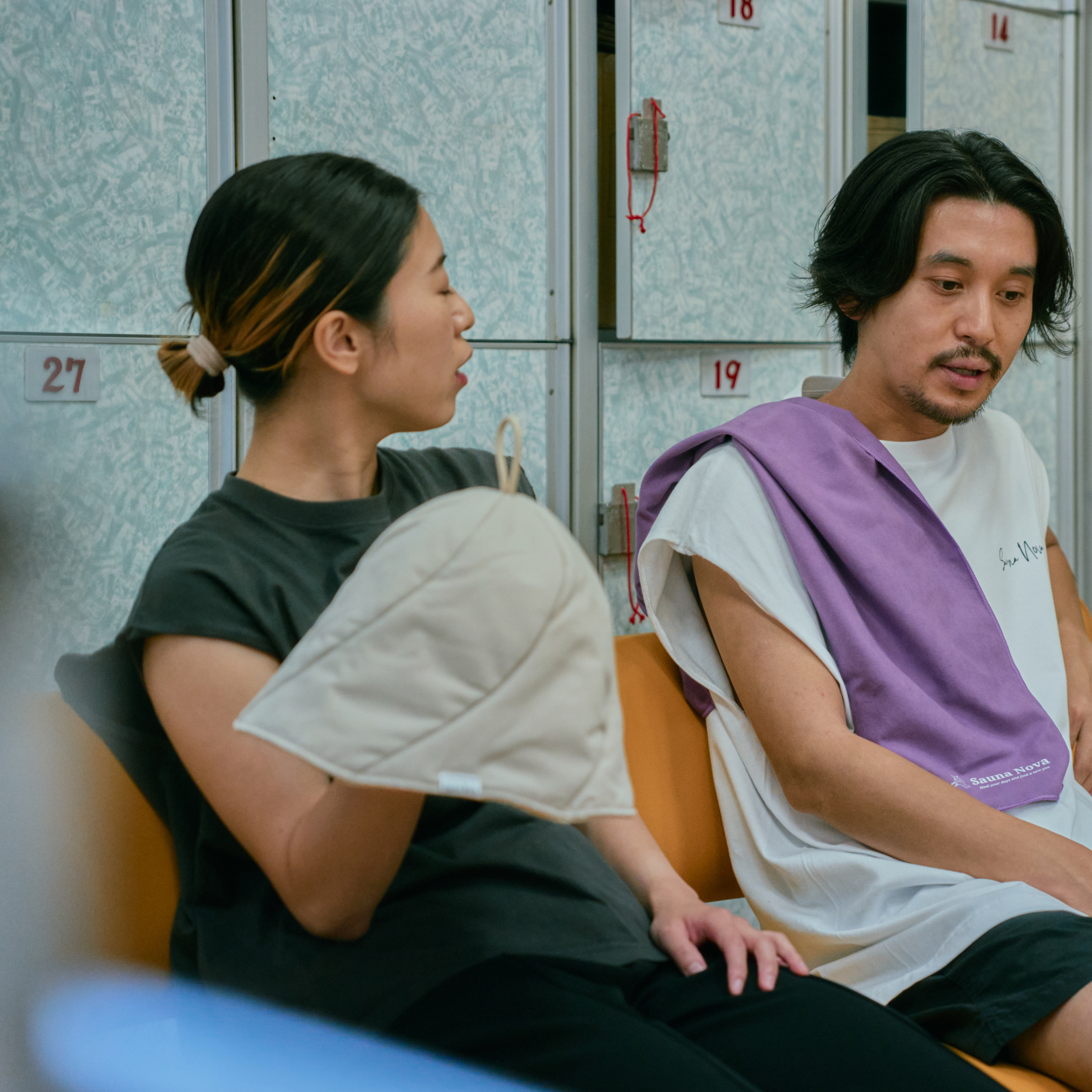 city sauna T-shirts 6.2oz(ノースリーブ)ダークグレー