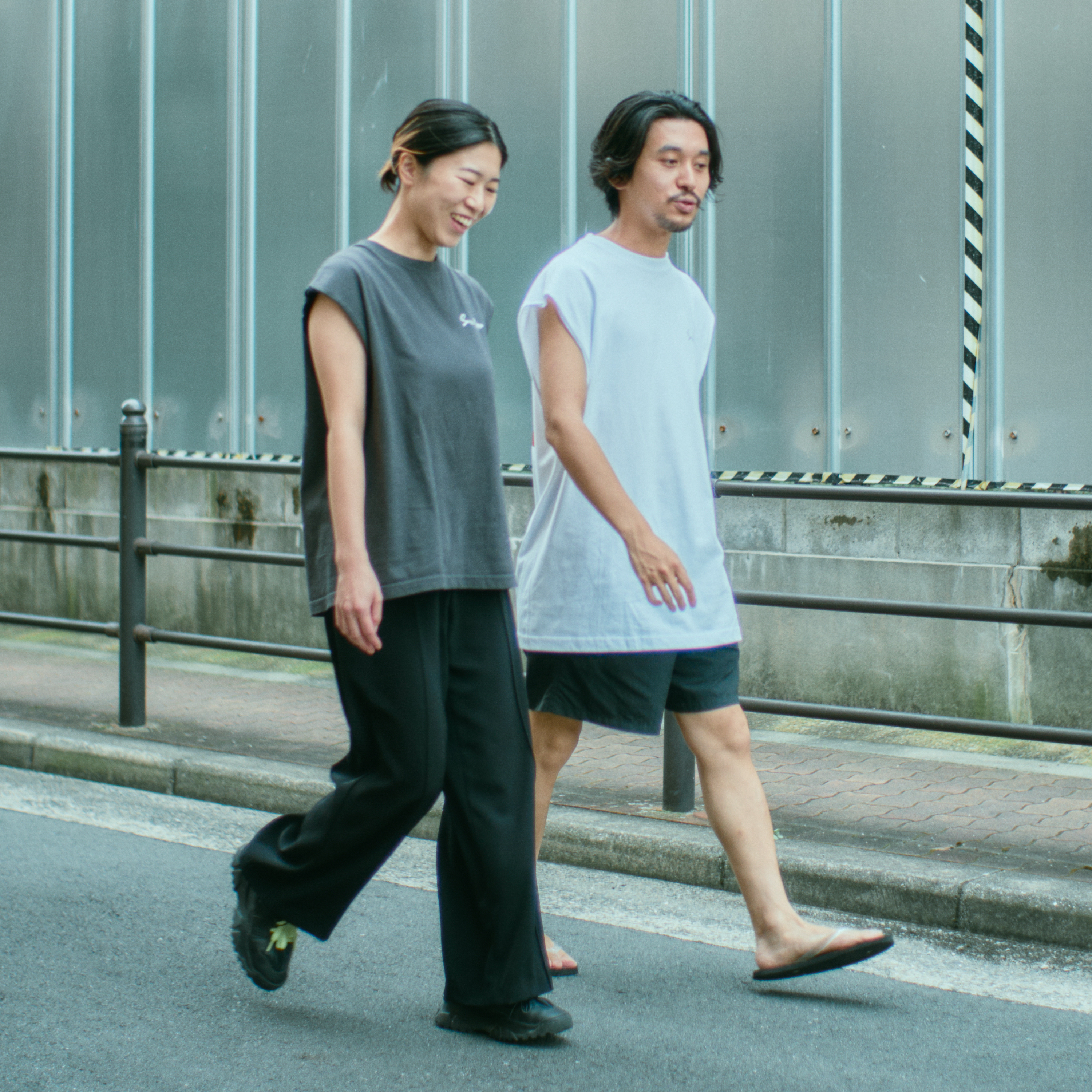 city sauna T-shirts 6.2oz(ノースリーブ)ダークグレー