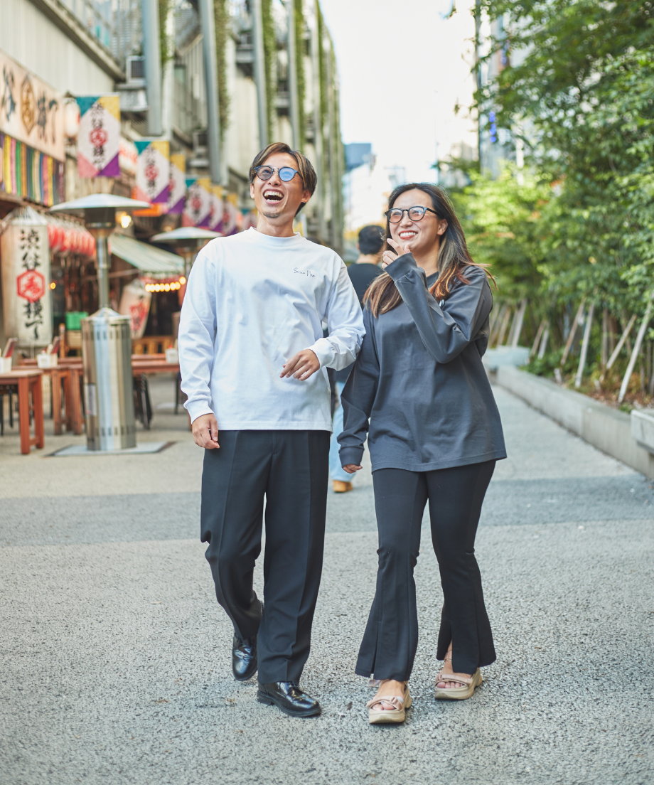 city sauna T-shirts 6.2oz(長袖)ダークグレー