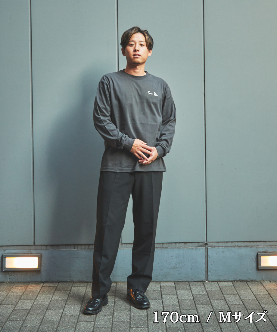 city sauna T-shirts 6.2oz(長袖)ダークグレー