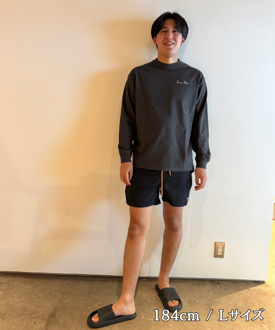 city sauna T-shirts 6.2oz(長袖)ダークグレー