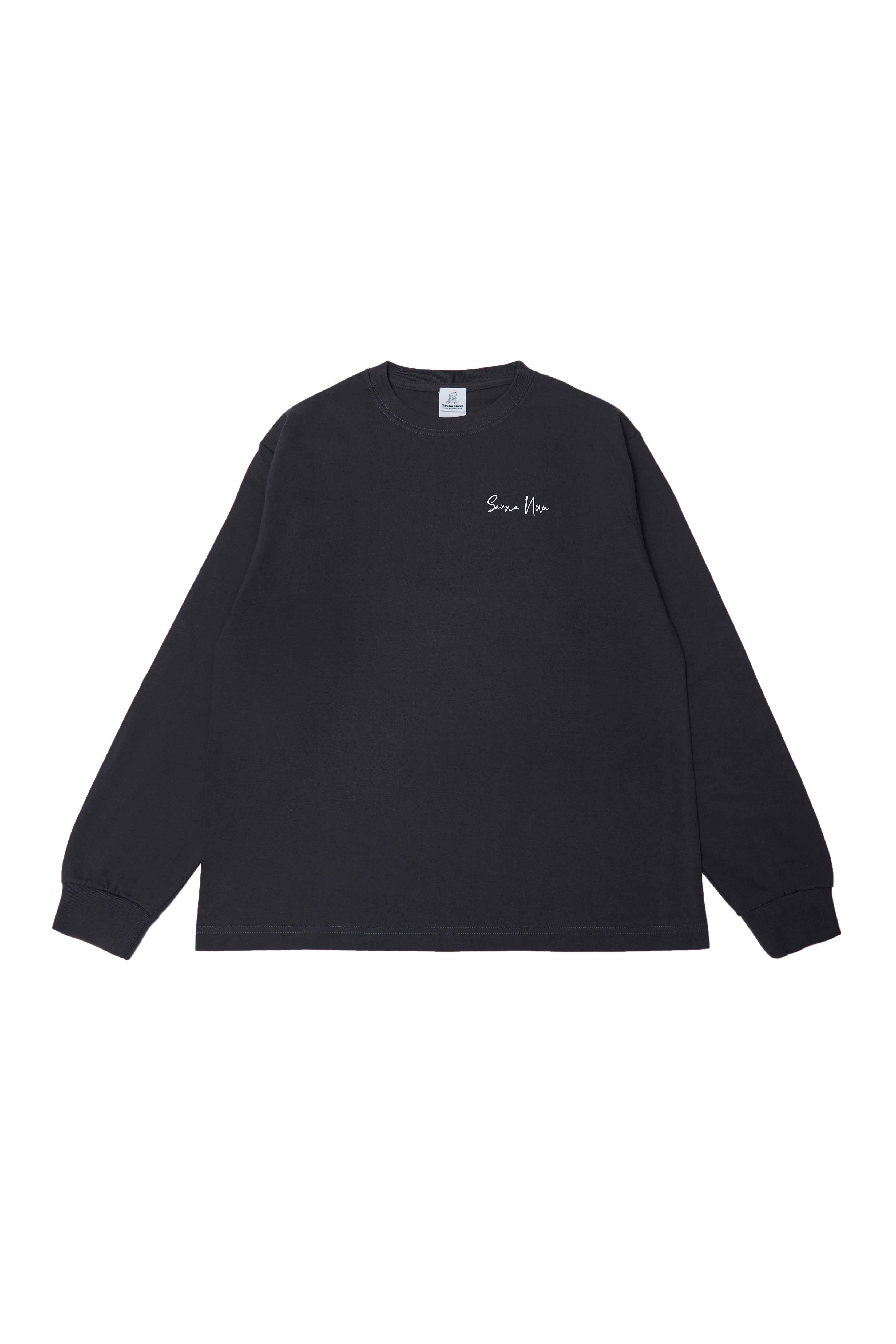 city sauna T-shirts 6.2oz(長袖)ダークグレー
