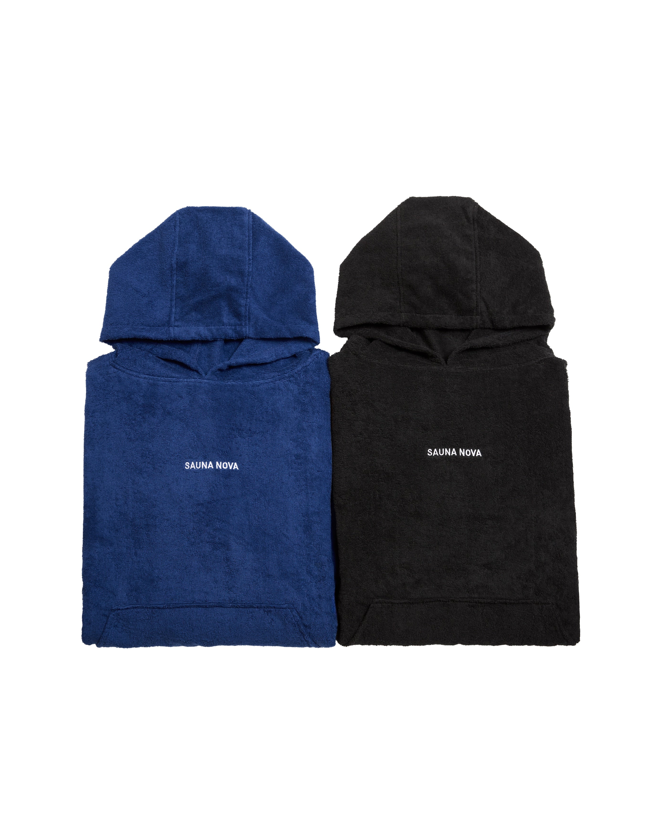 【春夏秋に】瞑想サウナポンチョ(ネイビー)