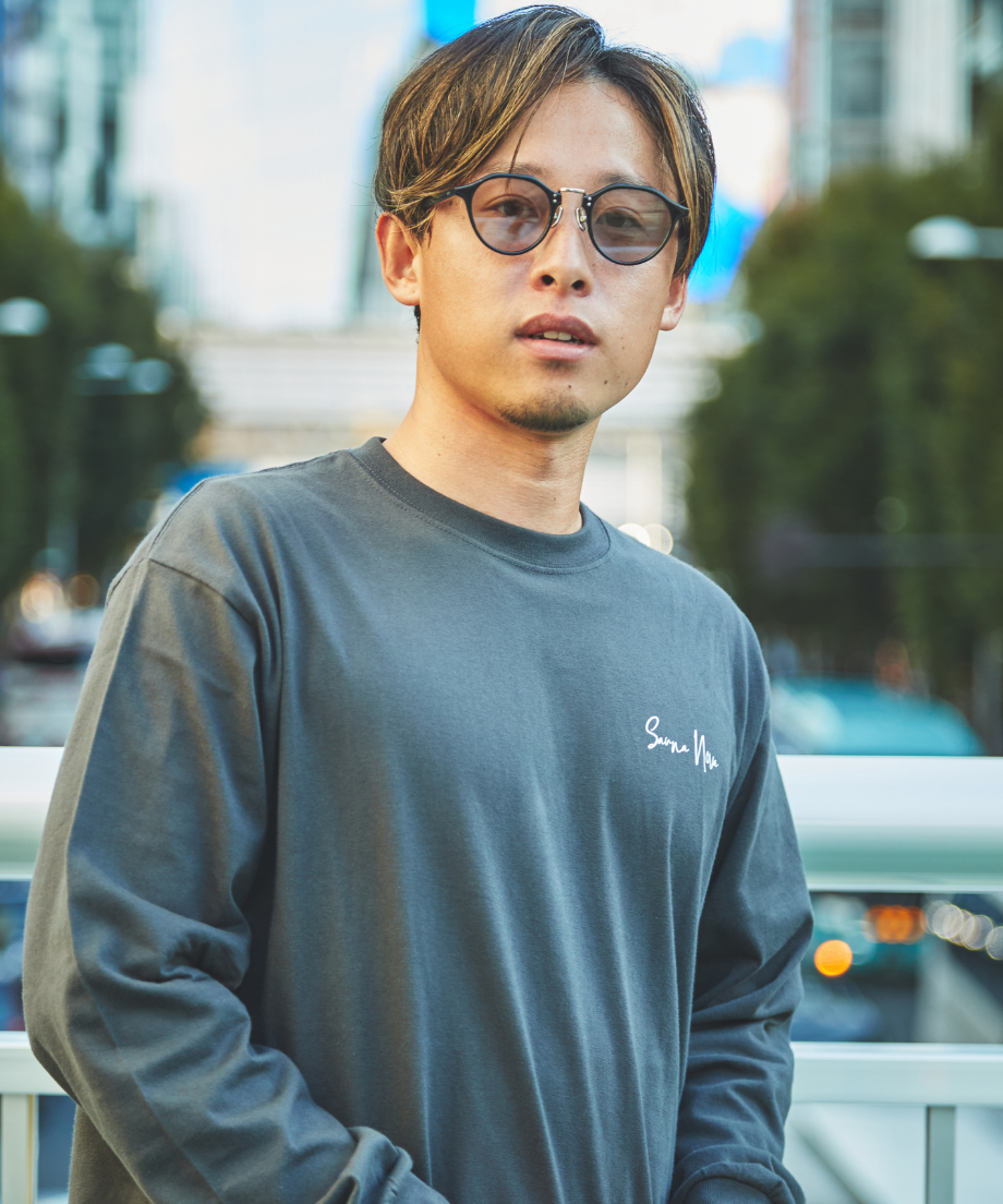 city sauna T-shirts 6.2oz(長袖)ダークグレー