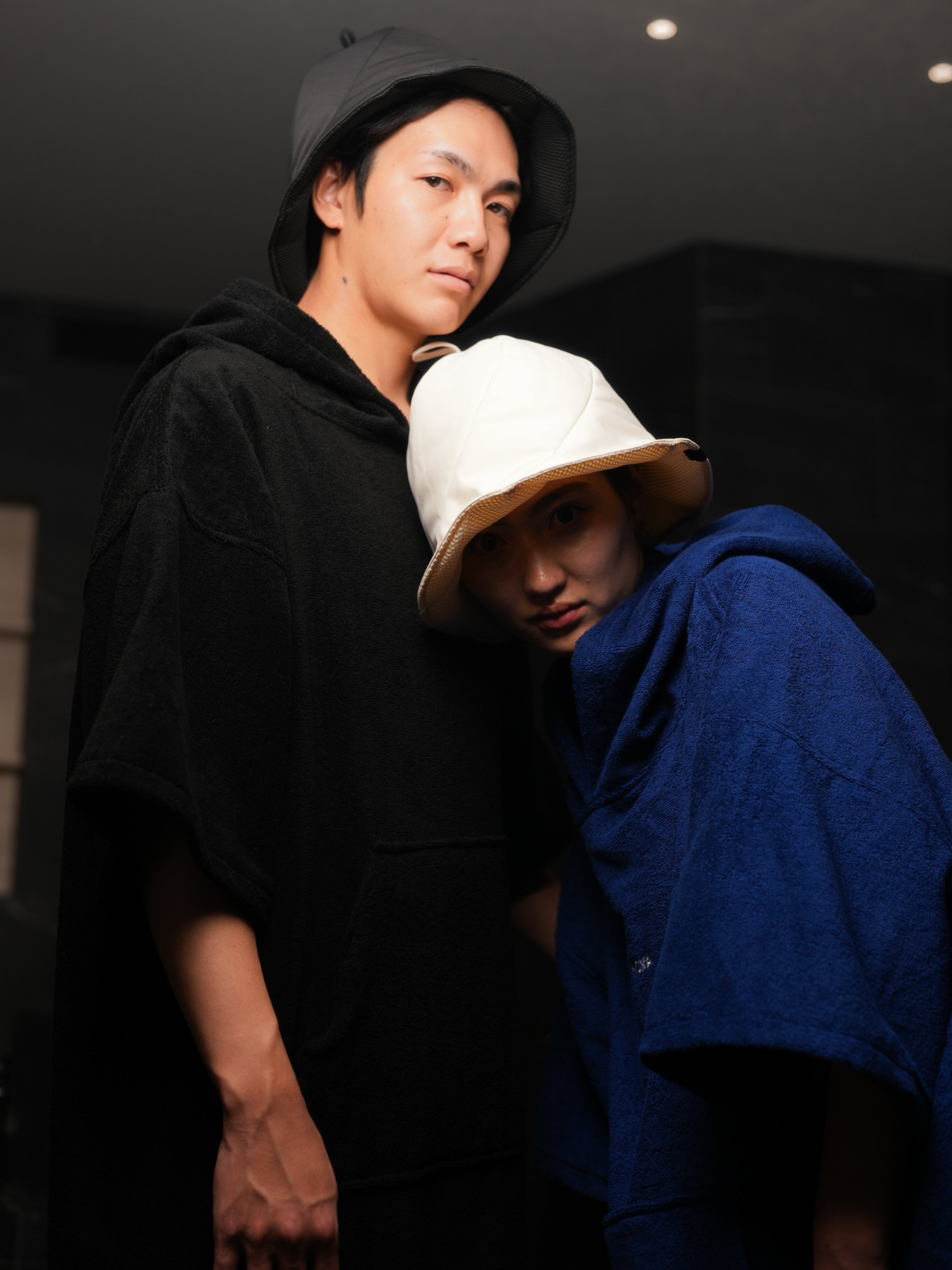 瞑想サウナポンチョ(ブラック)