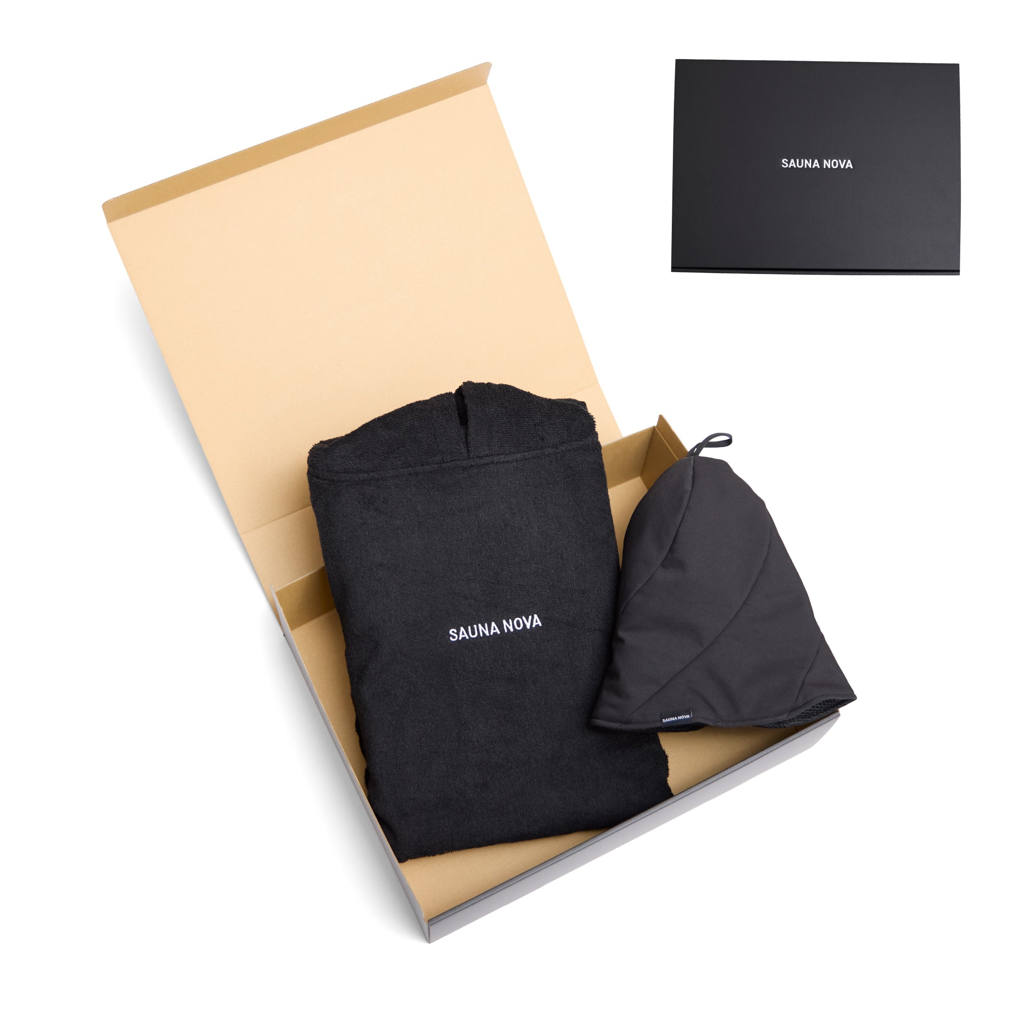 【ギフトBOX】サウナハット+ポンチョ セット