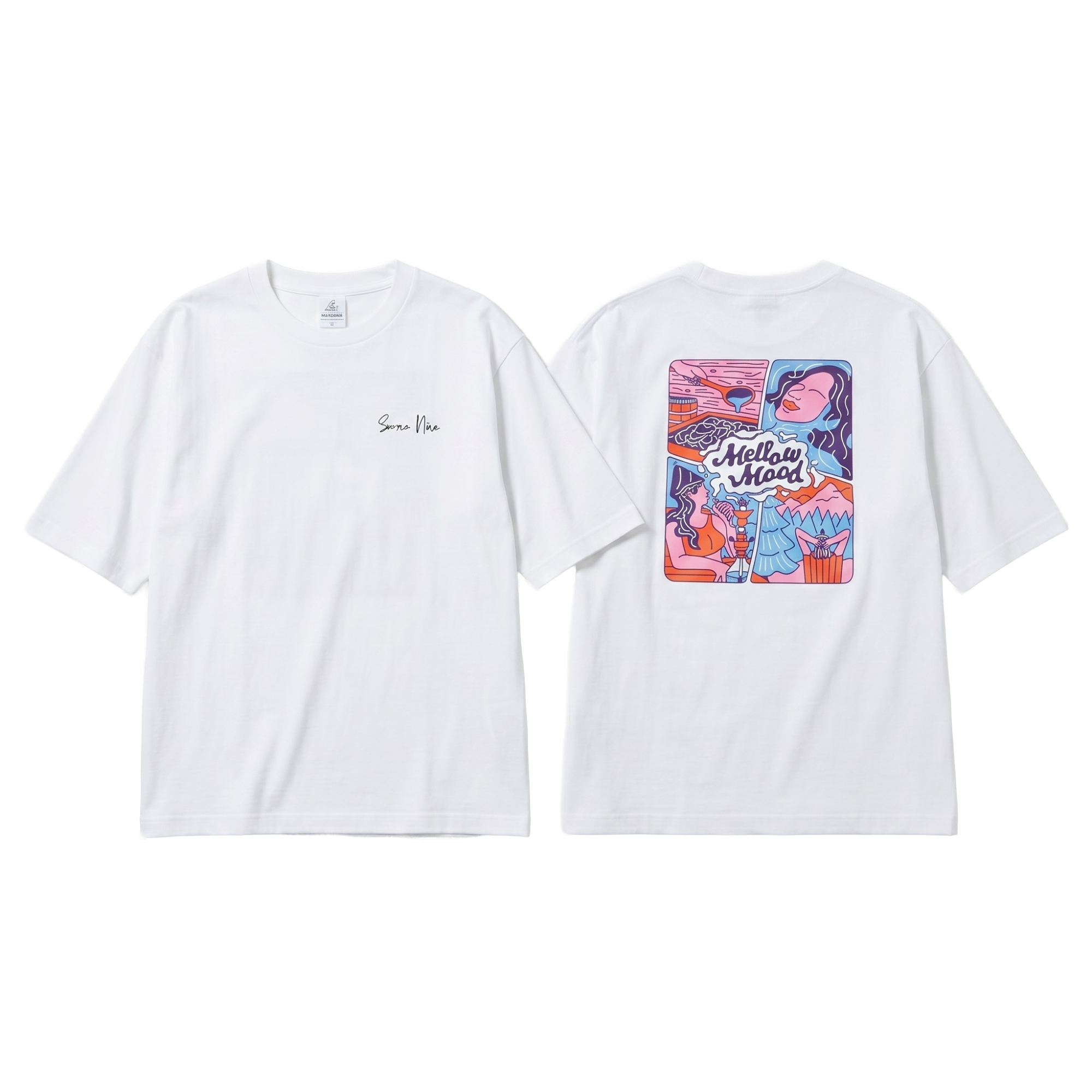 【NEW】city sauna T-shirts 6.2oz(半袖)ホワイト