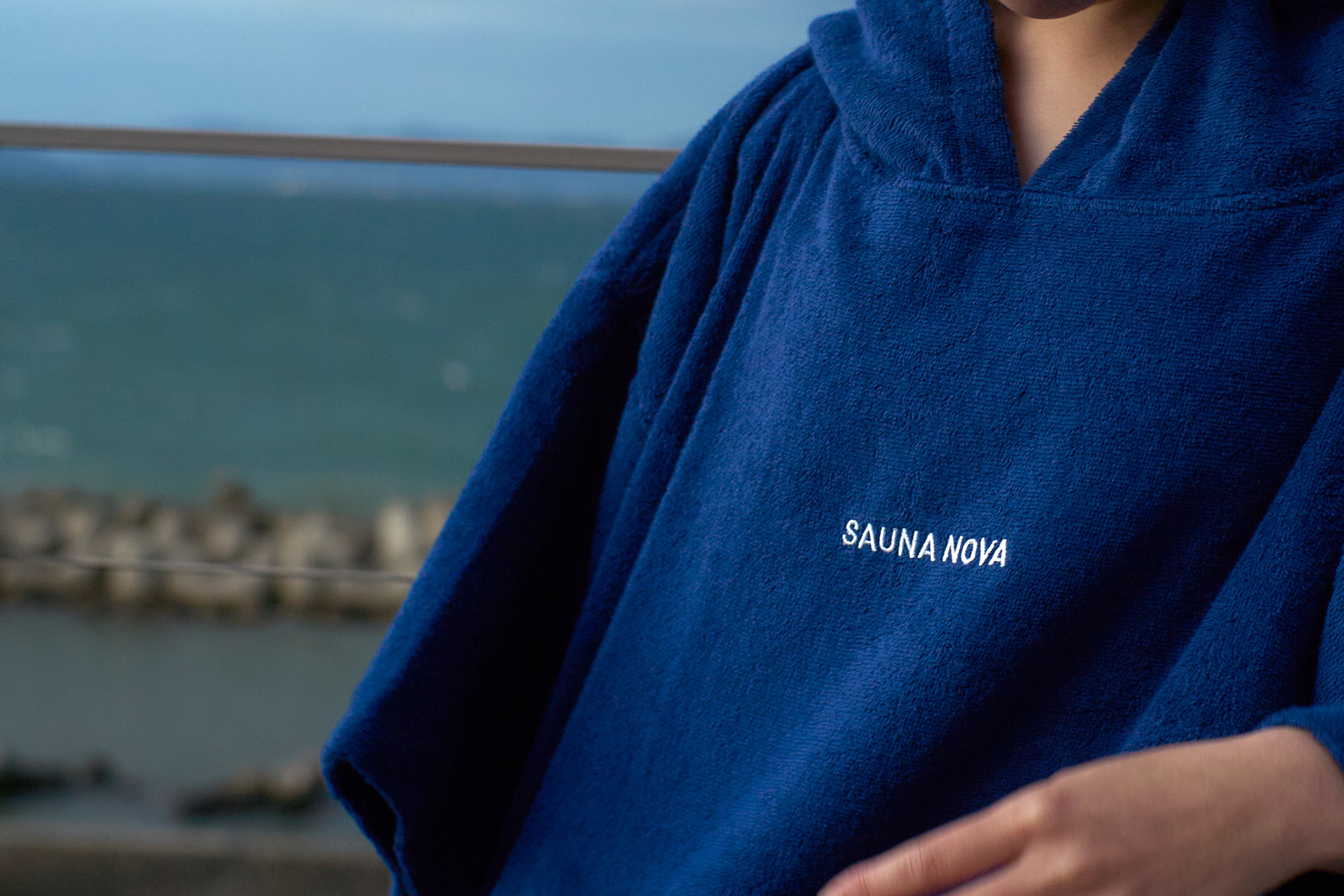 瞑想サウナポンチョ(ネイビー)