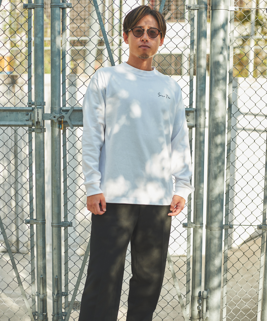 city sauna T-shirts 6.2oz(長袖)ホワイト