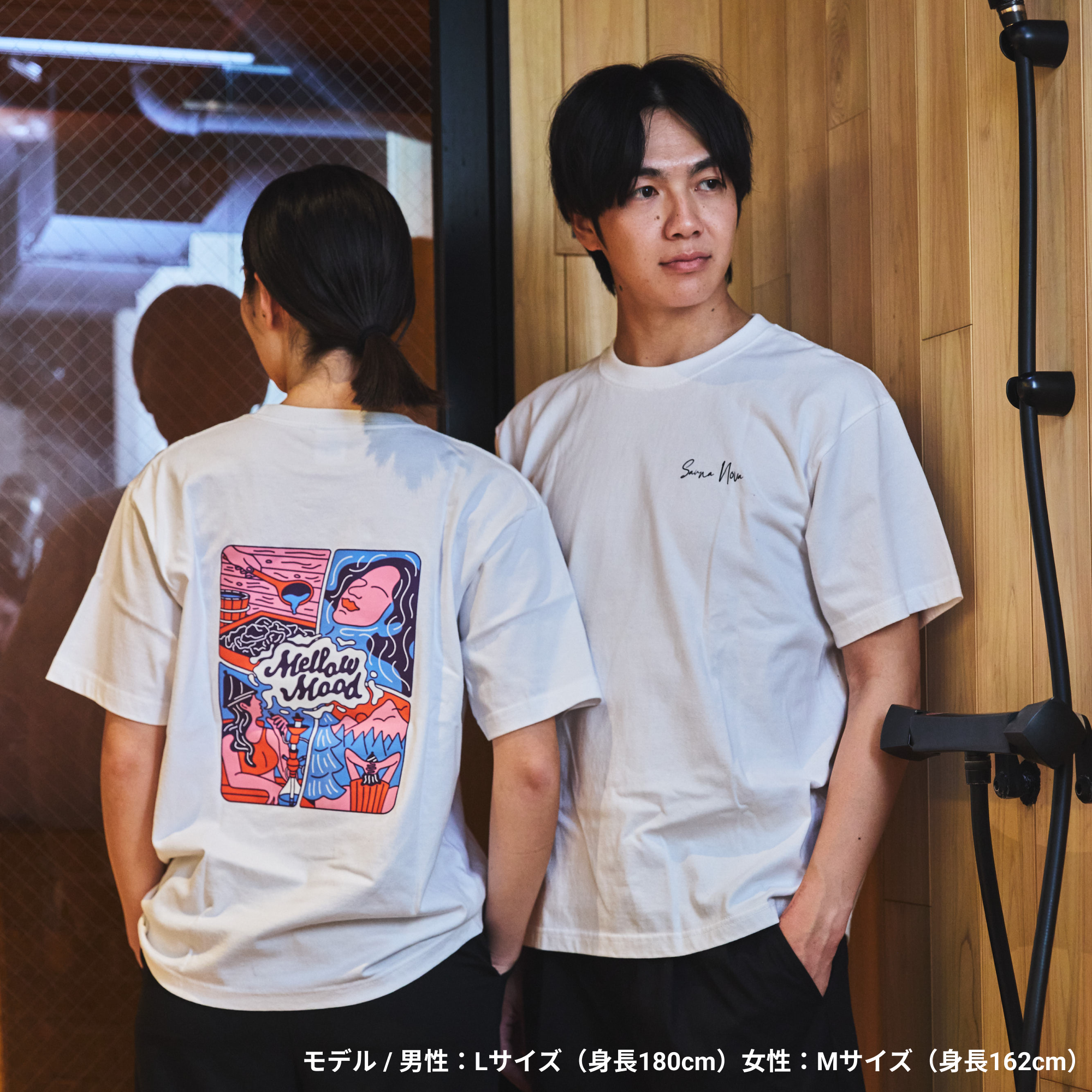 【NEW】city sauna T-shirts 6.2oz(半袖)ホワイト
