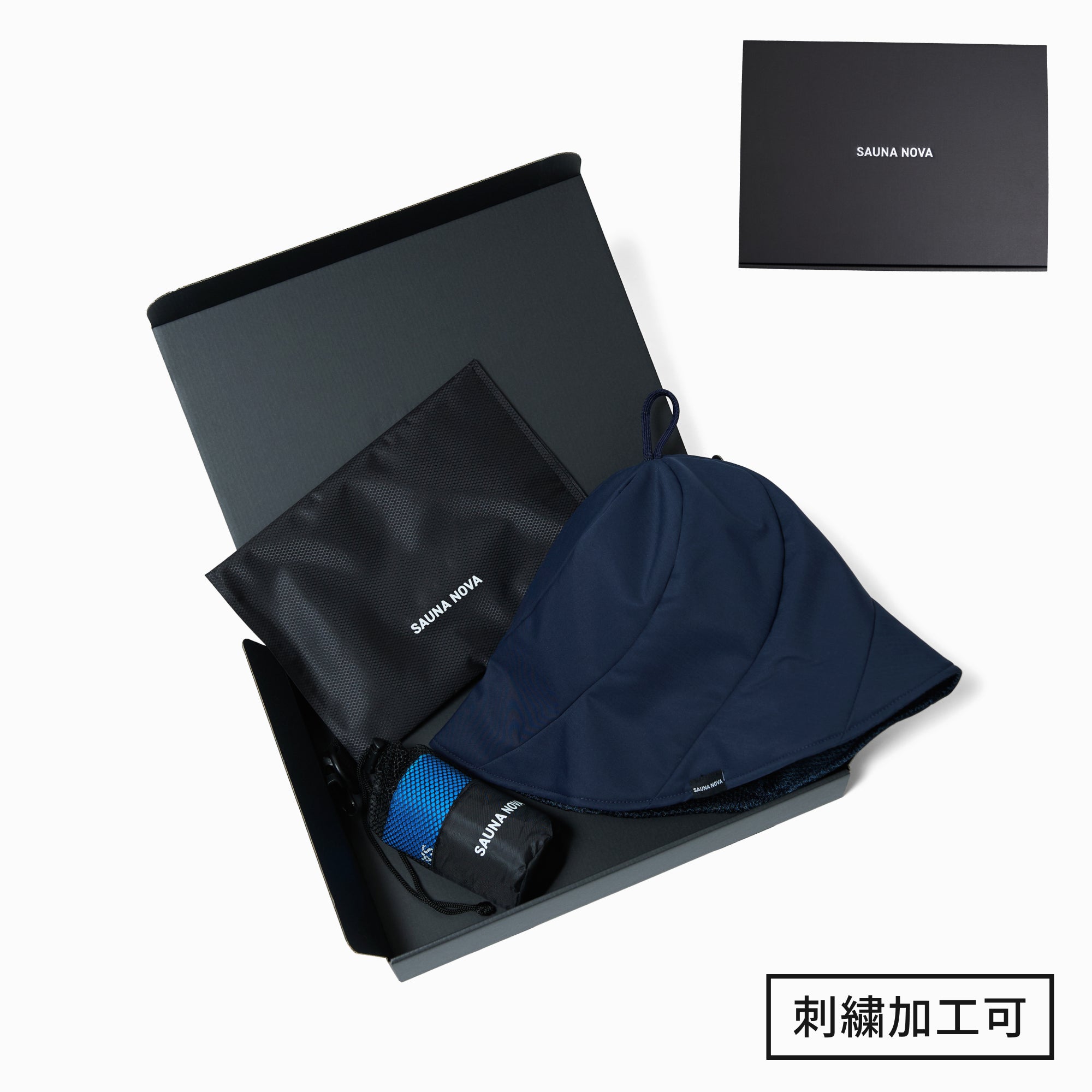 【公式限定｜ギフトBOX】サウナハット＋サウナバッグ＋タオル セット