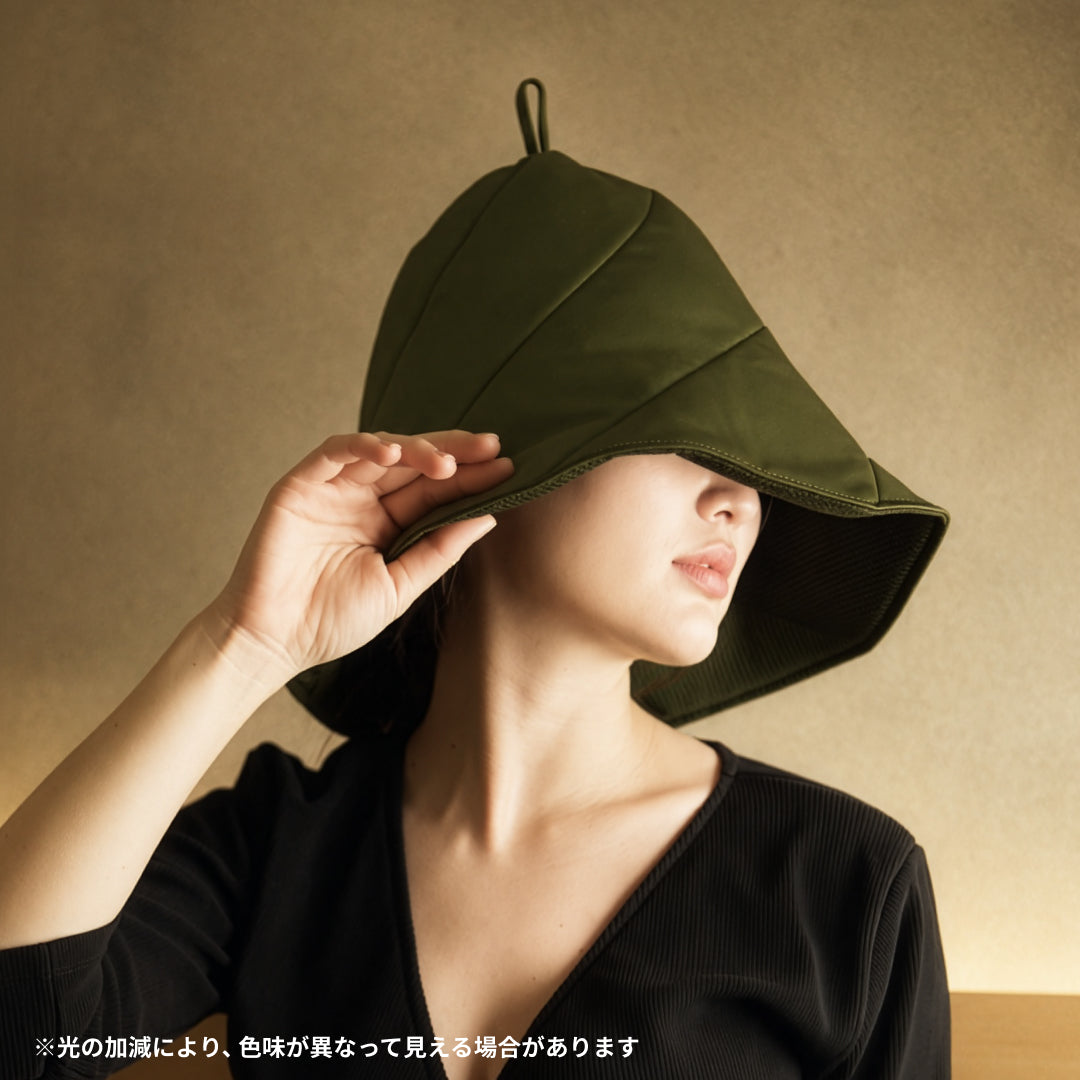 【予約｜6月中旬以降発送】aceous Sauna Hat PRO（ヴェイシャス サウナハット プロ）カーキ