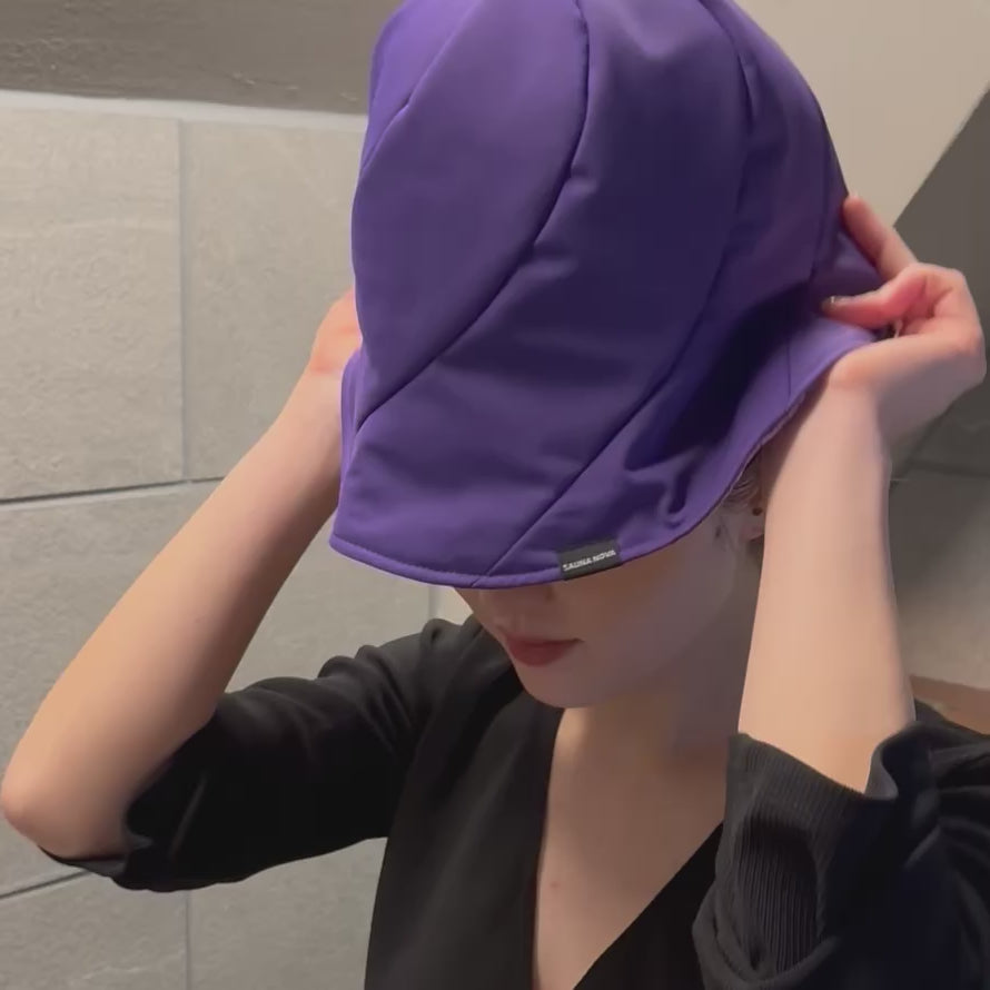 【3周年限定カラー】Vaceous Sauna Hat Ver.3（ヴェイシャス サウナハット）パープル×ピンク